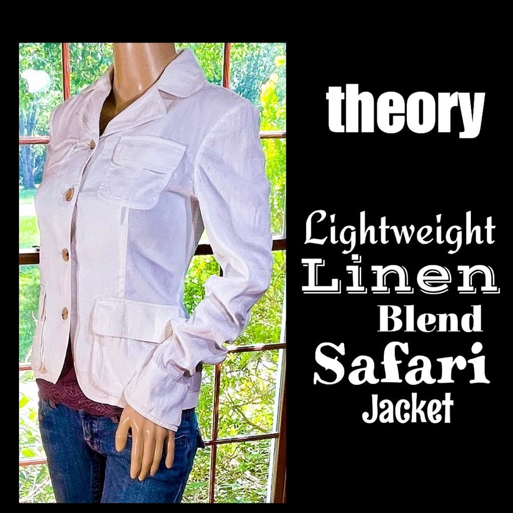 GD Safari jacket in lyocell and linen - TALITHA - Khaki Green main image 0